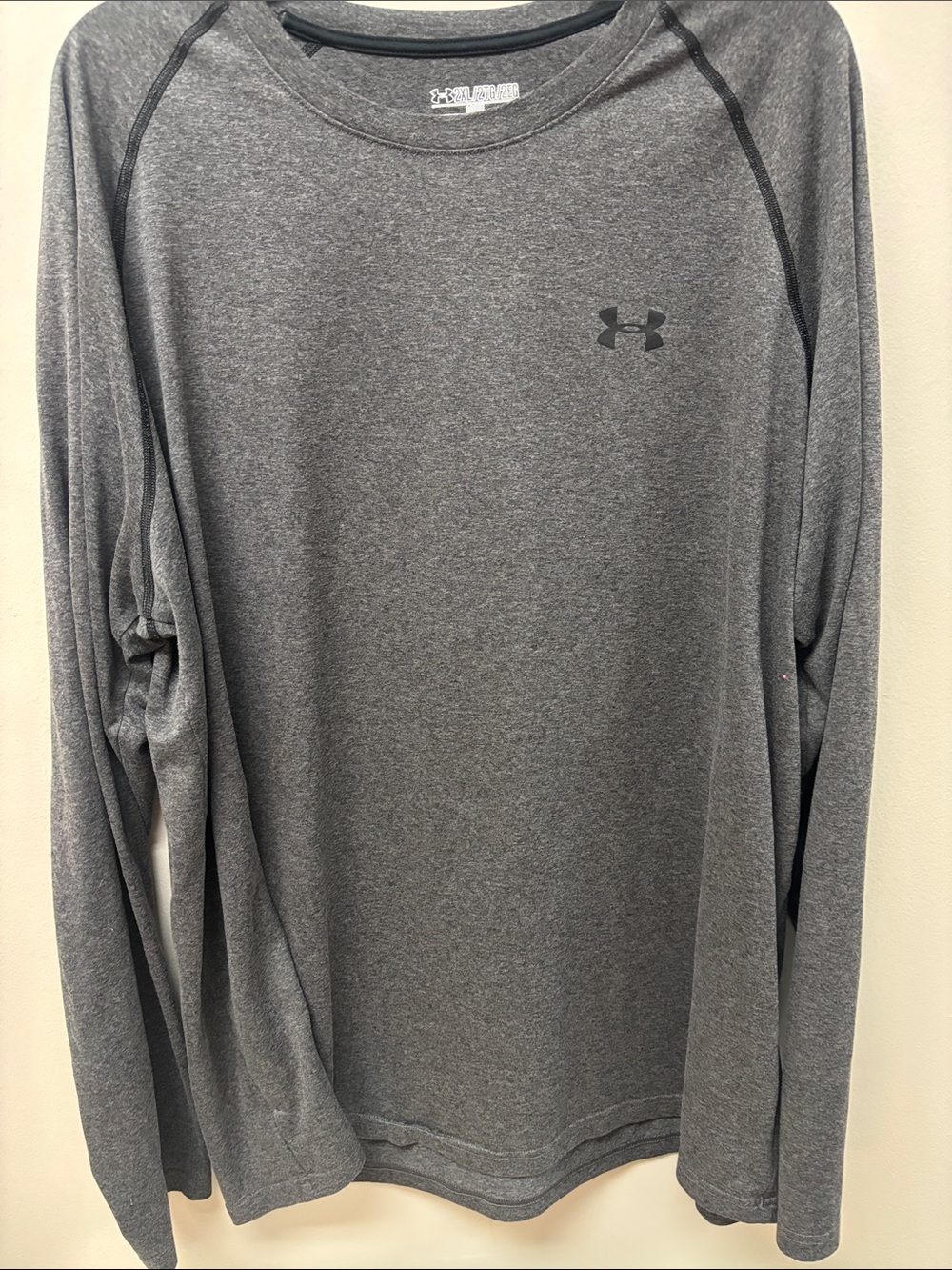 Under Armour Men's Long Sleeve Crew Shirt - Heather Gray